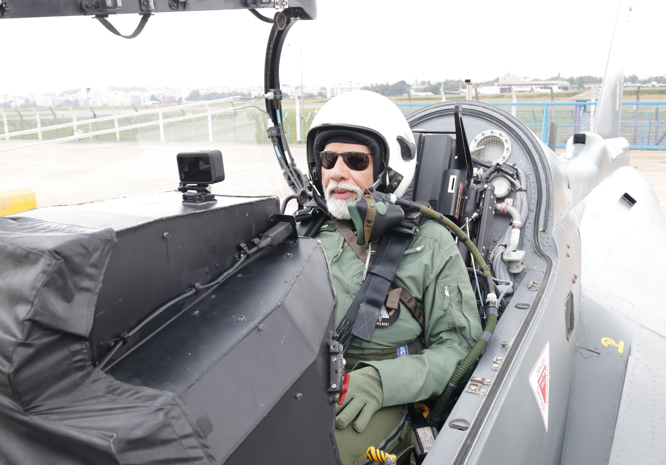 PM took a sortie in LCA Tejas